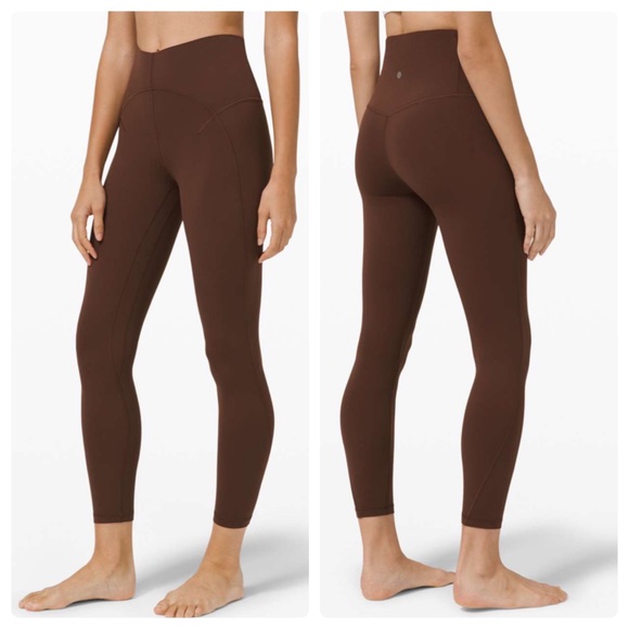 lululemon athletica Pants - Lululemon Unlimit High Rise Tight Legging 25” Brown Earth Size 6